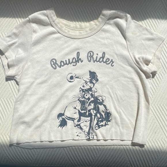 Brandy Melville soft tshirt cropped - Picture 1 of 2